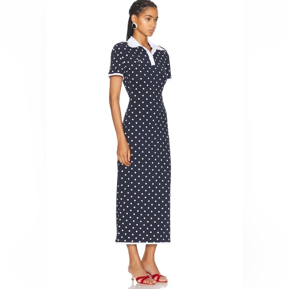 ISO‼️ ROWEN ROSE LONG POLO DRESS SIZE 42 - Picture 5 of 8